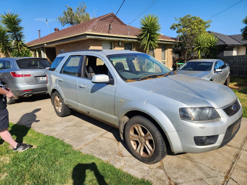 Cash for Scrap Cars Clyde VIC 1 Silver SUV parked on a residential driveway